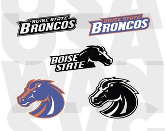 Boise State Broncos svg, Boise State Broncos png, Boise State svg ncaa basketball football university dxf logo vector instant download