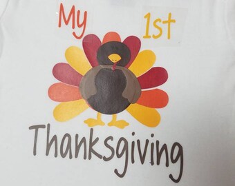 My first Thanksgiving onesie