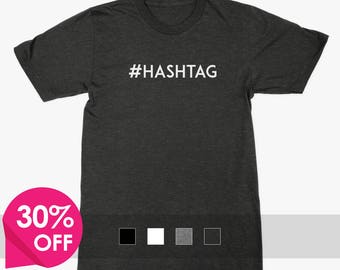 Hashtag tshirt | Etsy