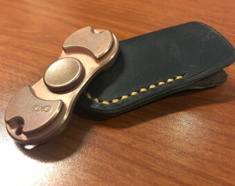 Torqbar Sheath - Horween Leather Bison - Fidget Spinner Slip Sheath - Torqbar Case