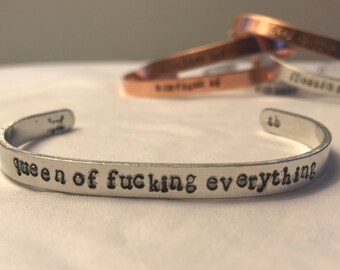 Queen of Fucking Everything Bangle