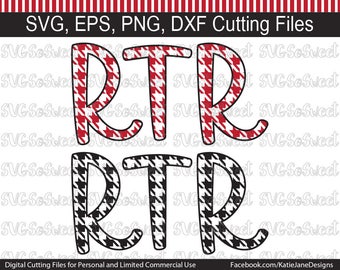 Alabama svg, Roll Tide Roll svg, RTR, AL Houndstooth SVG, Png, Eps, Dxf, Silhouette, Cutting Files