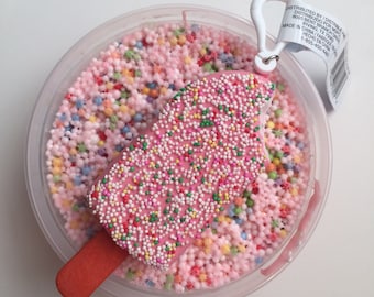 Confetti Ice Cream Squishie with Scented Confetti Slime