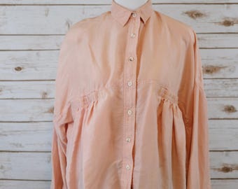 Vintage Carol Little Silk Blouse