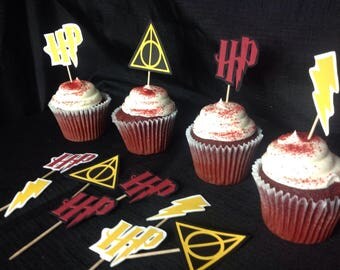 Harry Potter cupcake toppers set of 12