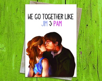 Beautiful 60 Jim And Pam Valentine's Day Card