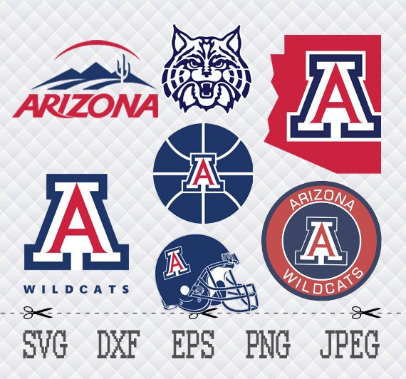 Arizona Wildcats Logo SVG DXF EPS Png Cut Vector File