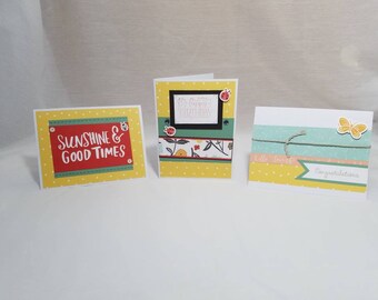 Happy Bugs & Sunshine Greeting Card Set
