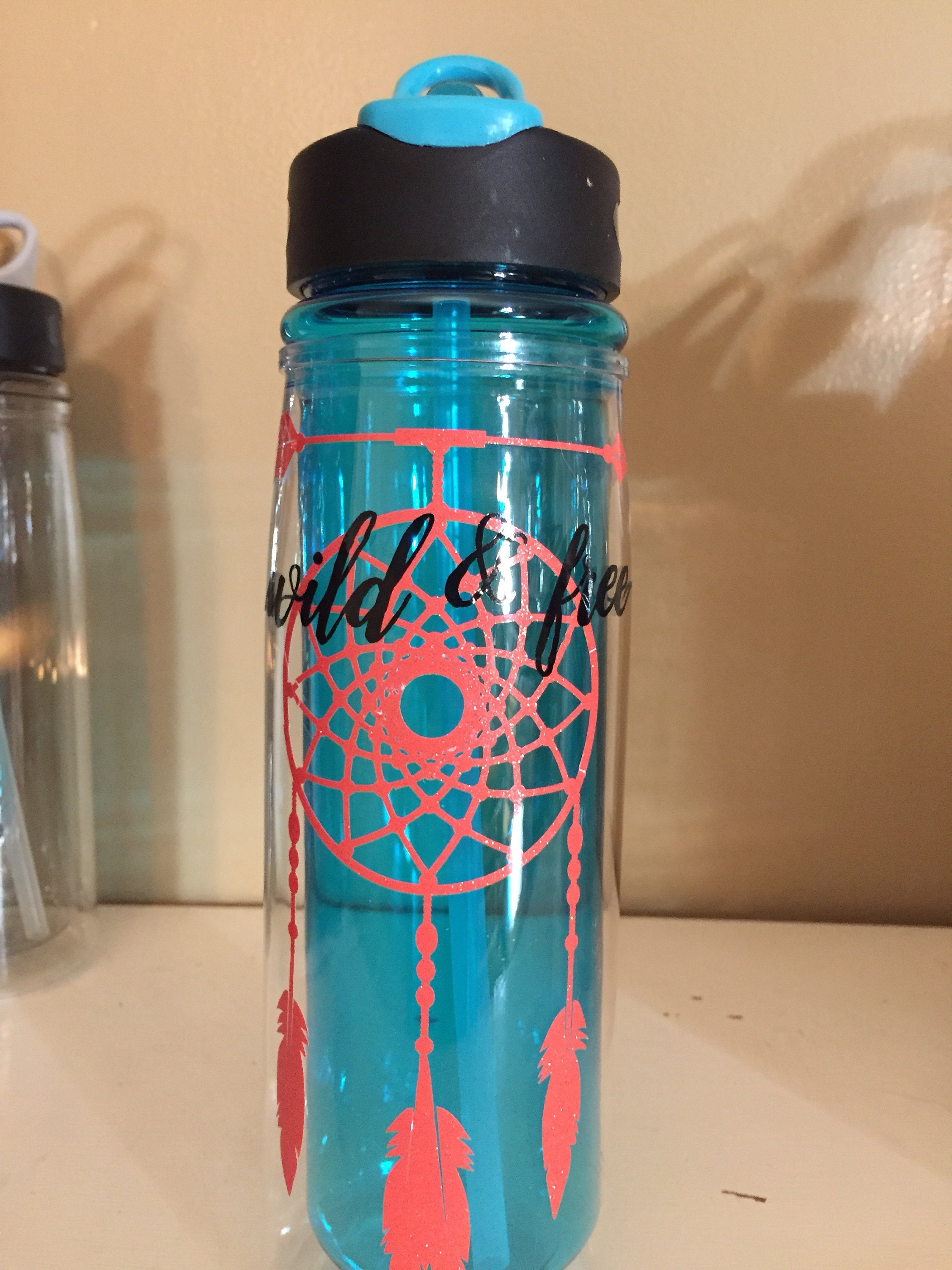 Dream catcher water bottle