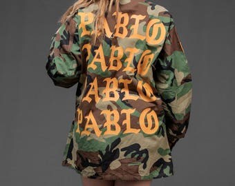 Yeezus Camo Influenced Vintage Jacket