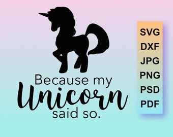 Unicorn sayings svg | Etsy