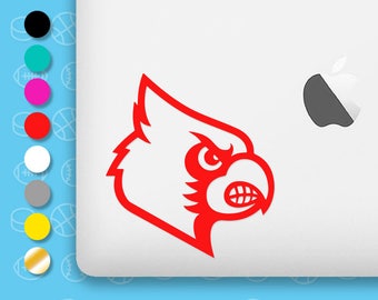 louisville cardinals, cardinals decal, cardinals sticker, cardinals vinyl, louisville decal, louisville sticker, louisville vinyl