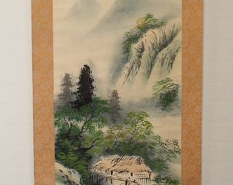 Japanese Hanging Scroll: Water Wheel (Ref S1006)