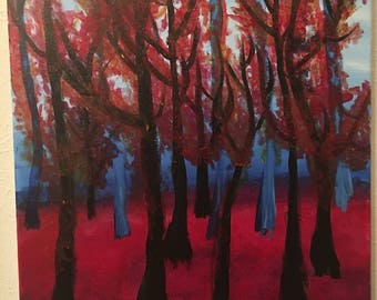 Autumn Trees Painting