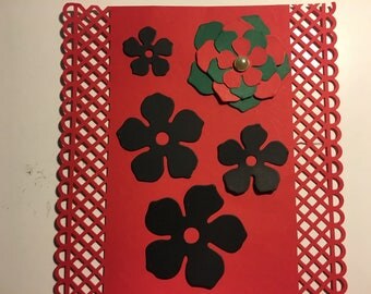 Flowers for scrapbooking die cuts