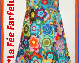 Dress pinafore POP from 2 to 10 years