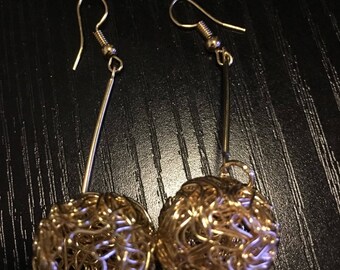 Fashion Hipster earrings- ball earrings
