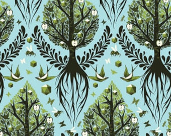 Tula Pink - Birds and Bees - Tree Of Life - PWTP025-POOL