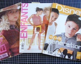 Set of 3 catalogs - knitting - children's clothing