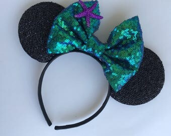 Ariel inspired ears little mermaid ears