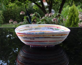 Recycled paper bowl
