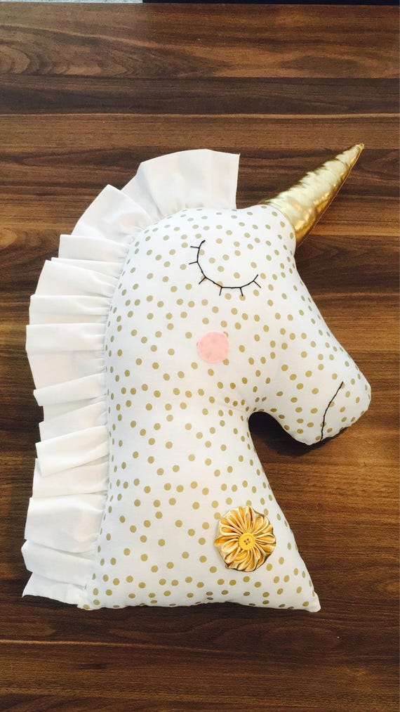 unicorn shaped cushion