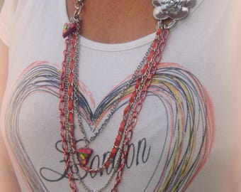 METAL NECKLACE chains *.