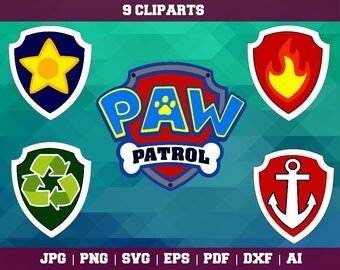 paw patrol badge free svg paw patrol badge free svg