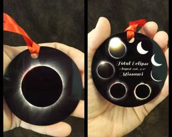 Eclipse ornament (custom order available)