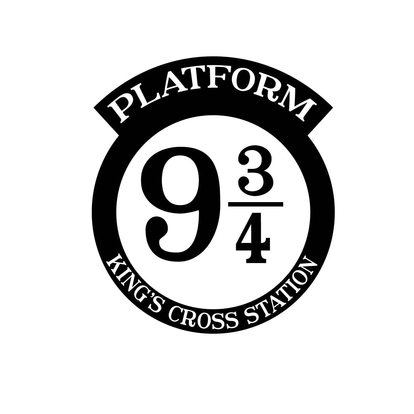 Download Platform 9 3/4, Platform 9 3/4 Sign, Harry Potter SVG ...