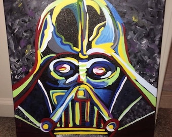 Darth vader painting | Etsy