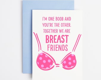 Boob card | Etsy