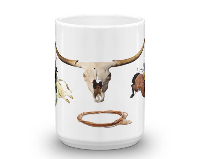 Rodeo Rider Mug, Pro Rodeo Mug, Rodeo Coffee Mug, Bull Riding Mug, Pro Rodeo Rider Mug, Great Gift Idea