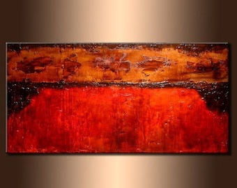 Original Modern Contemporary Textured Abstract Painting by Henry Parsinia