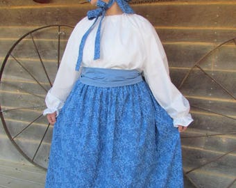 1800s dress ingalls laura fashioned pioneer prairie colonial sizes royal adult woman