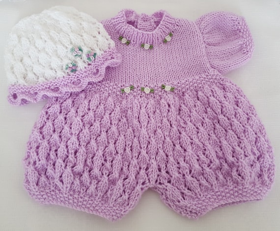 Baby Girls Knitting Pattern - Download PDF Knitting ...