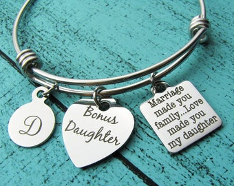 step daughter wedding gift, daughter in law gift from mother of groom, bonus daughter gift, blended family, step daughter gift from stepmom