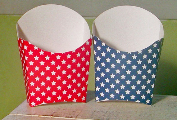 4th of July, All American Favor Box - Set of 12 Il_570xn