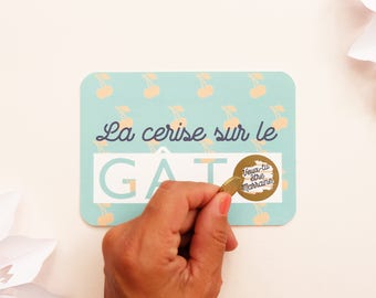 Carte à gratter - Demande parrain marraine - Veux-tu être marraine - Veux-tu être parrain - Cadeau marraine parrain