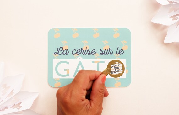 Carte à gratter - Demande parrain marraine - Veux-tu être marraine - Veux-tu être parrain - Cadeau marraine parrain