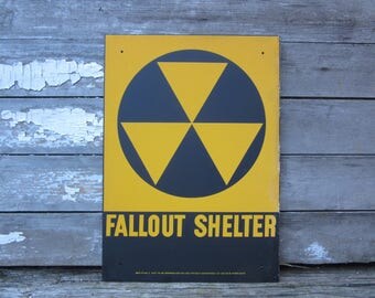 real fallout shelter sign fr sale