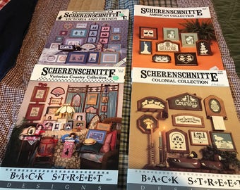 4 Scherenschnitte Back StreetDesigns Books