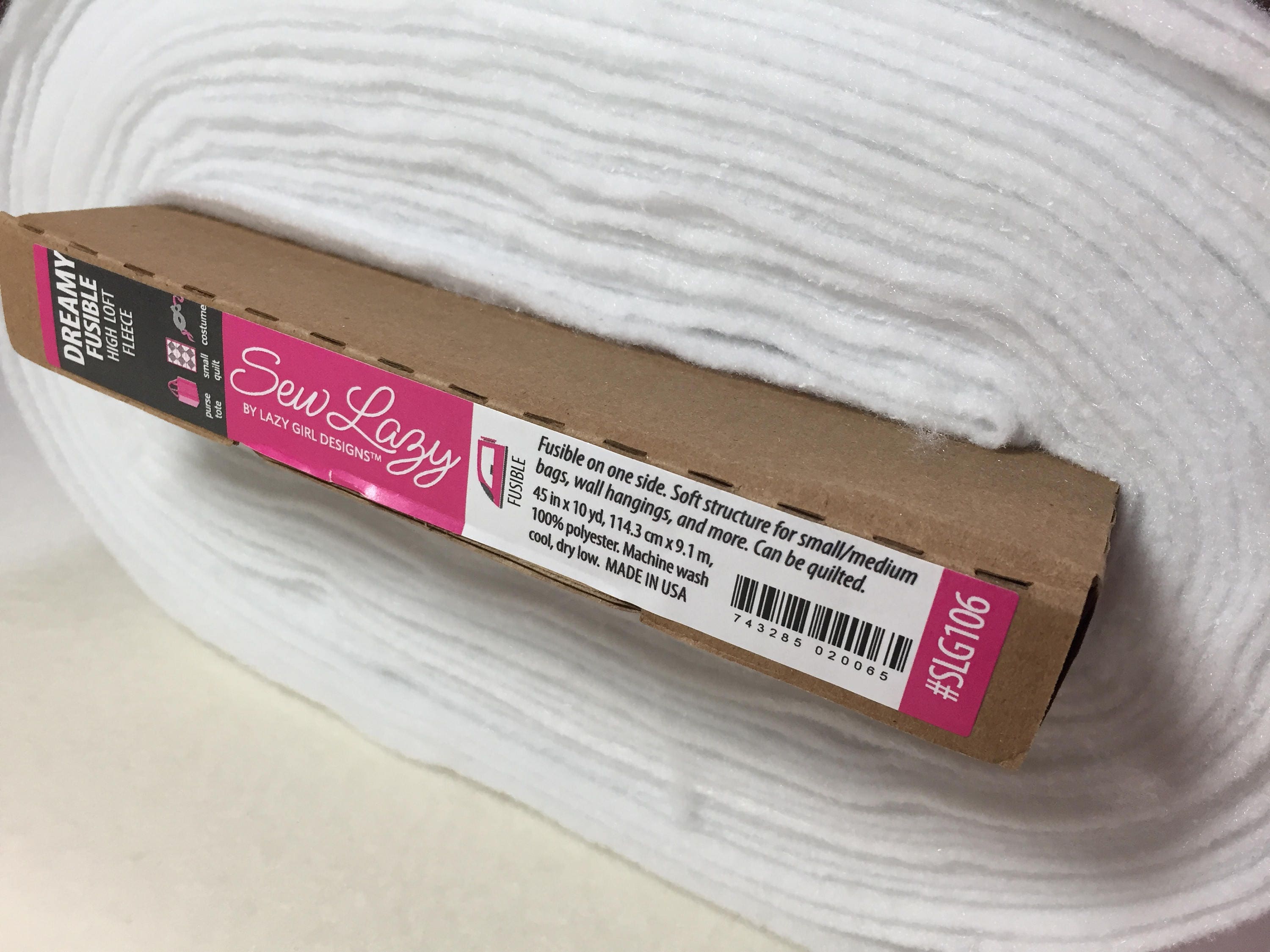Dreamy Fusible High Loft Fleece Sew Lazy By Lazy Girl Designs