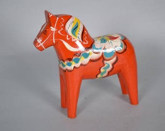 Mid Century Nils Olsson Swedish dala horse - Scandinavian design