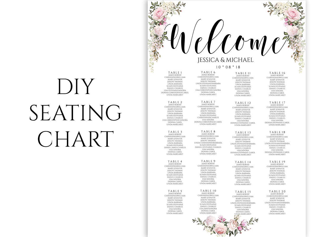 table assignment chart