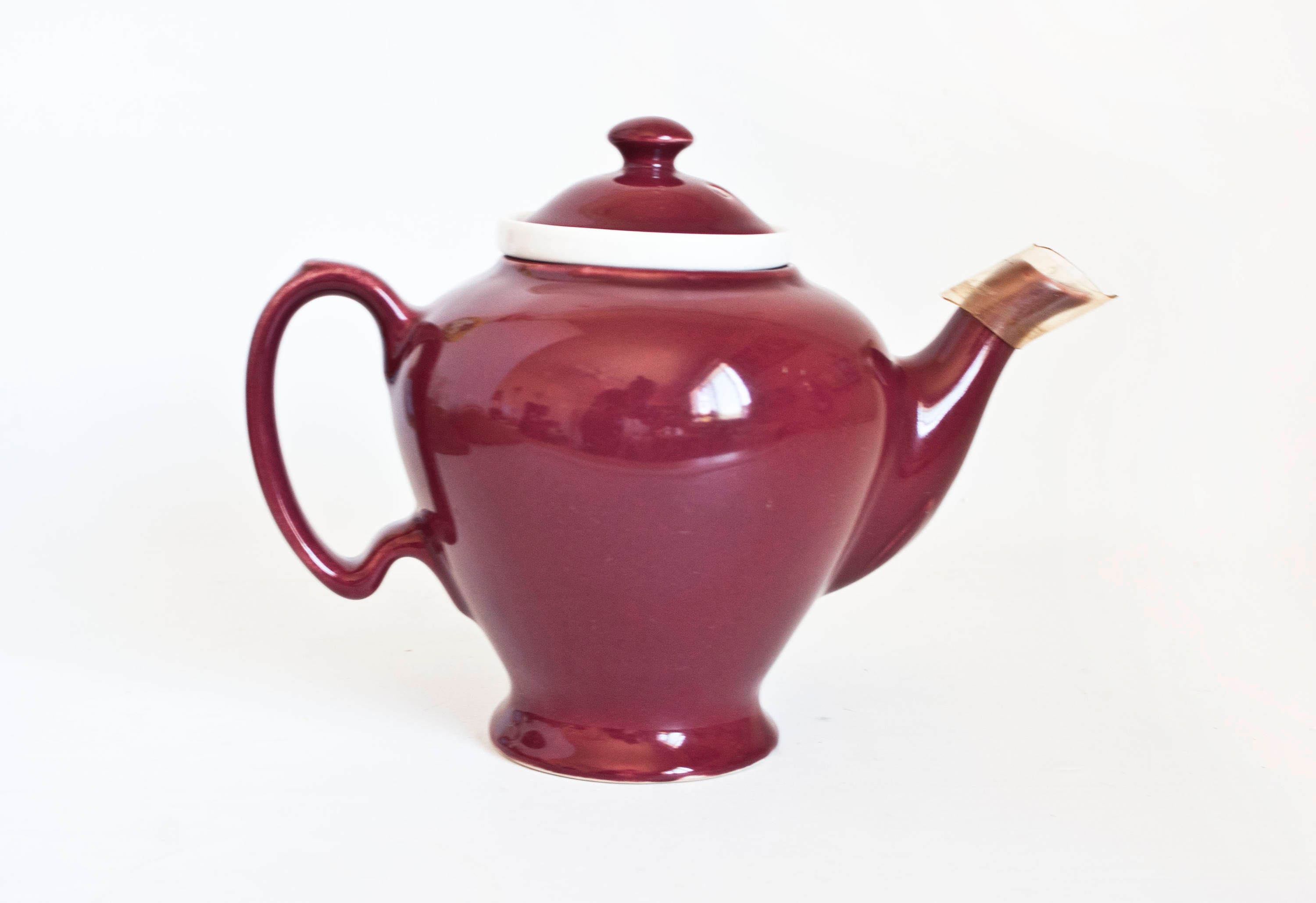 Vintage McCormick Tea Teapot with Infuser Strainer Large