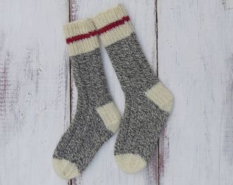 Hand knit socks | Etsy