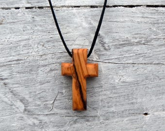 Cross Crucifix made of olive wood 7