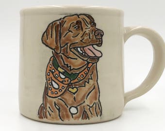 Made to Order - Custom Personalized Pet Portrait Mug