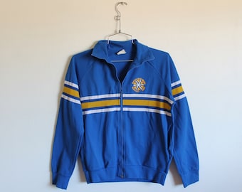 Vintage SMALL (Adult 5) 1985 New York City Empire State Games Buffalo Jersey Zip Up Sweatshirt